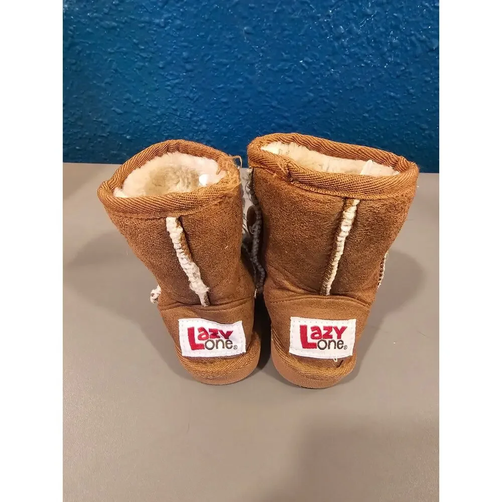 Kids LazyOne horse Slipper Boots – Size 4-5 – Brown Animal Character